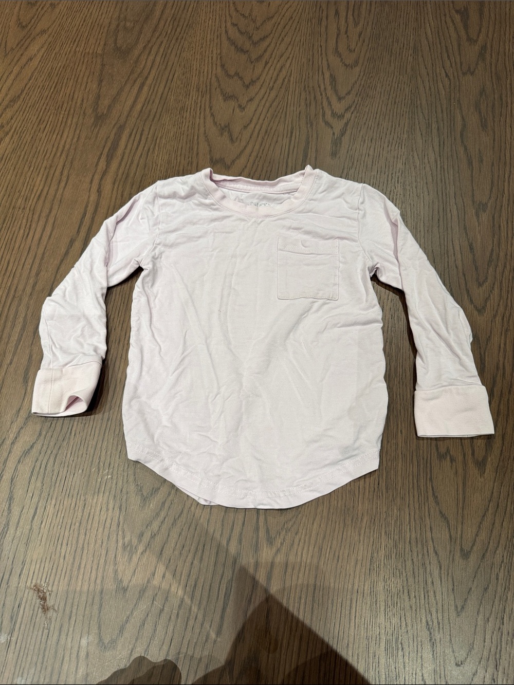 Little Bipsy Light Pink Long Sleeve Pocket Tee